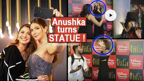 Anushka Sharma turns prankster, poses as her wax statue at Madame Tussauds Singapore leaving fans shocked! Anushka Sharma turns prankster, poses as her wax statue at Madame Tussauds Singapore leaving fans shocked!