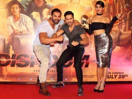 Varun Dhawan, Jacqueline Fernandez and John Abraham