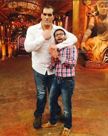 PICS: The Great Khali on ‘Comedy Nights Bachao’; Farah Khan also joins! SEE FUNNY MOMENTS!