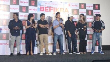 The 'Befikra' team and the song's launch