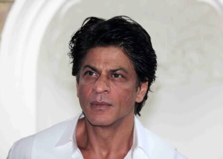 Bollywood actor Shahrukh Khan interacts with media on occasion of Eid al-Fitr celebrations at his residence Mannat, in Mumbai, India on July 7, 2016. (Pravin Utturkar/SOLARIS IMAGES)