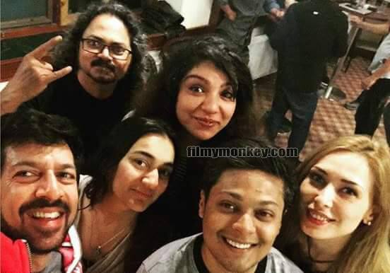 And she showed up in the next selfie clicked by Kabir Khan