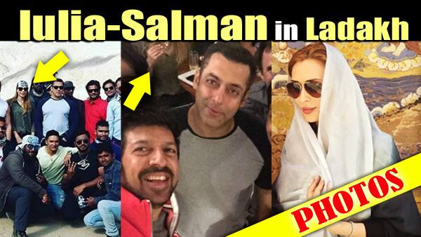 Iulia Vantur SPOTTED with Salman Khan at different locations in Ladakh Iulia Vantur SPOTTED with Salman Khan at different locations in Ladakh