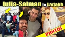 Iulia Vantur SPOTTED with Salman Khan at different locations in Ladakh