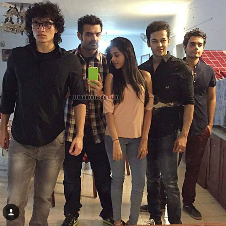 Dishani Chakrobarty with brothers Mahaakshay on her right, Ushmey on her far left and Namashi on hr far right