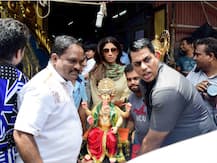 Ganesha Chaturthi: Shilpa Shetty brings BAPPA home with son Viaan & hubby Raj Kundra [PHOTOS]