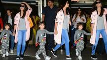 PHOTOS: Shah Rukh Khan's son AbRam walks hand in hand with Alia Bhatt at the airport!