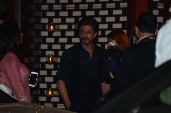 Shah Rukh Khan went solo for the party
