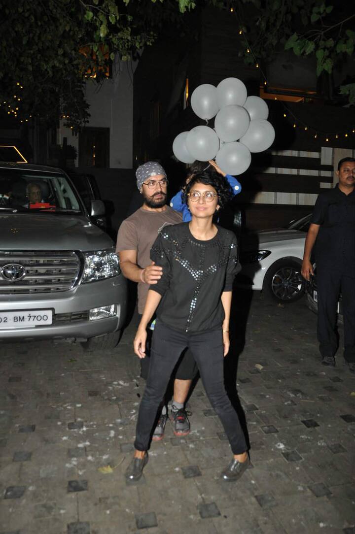 Aamir Khan with wife Kiran Rao