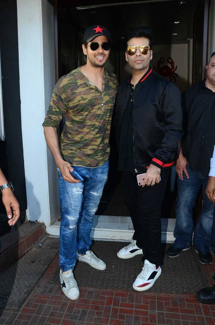 Siddharth was seen with mentor Karan Johar and we hope they are soon teaming up for another interesting project. 