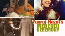 PHOTOS: Yuvraj Singh & Hazel Keech at Mehendi Ceremony; FIRST Pre WEDDING Pictures!