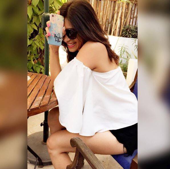 Kishwer Merchantt, the ride-to-be is currently chilling in Goa with her girlfriends. 