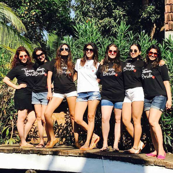 The gang looks absolutely cool and the pictures proves that they are together for serious fun.