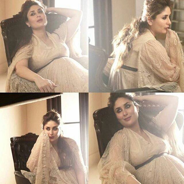 Bebo has done few more photo shoots before this one and this could be her last since now she is running in her last month of pregnancy (Pic credit: Grazia)