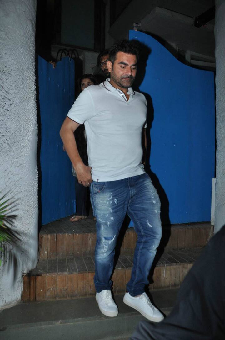 Arbaaz Khan was also seen in the party.