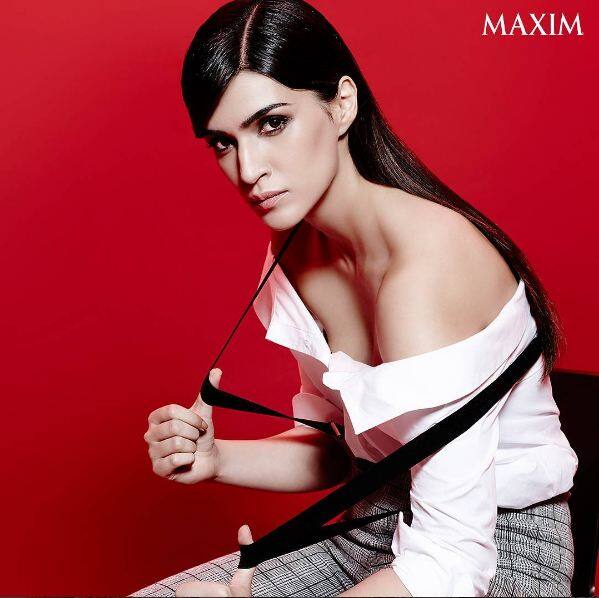 In secound pic she is looking gorgeous and hot.