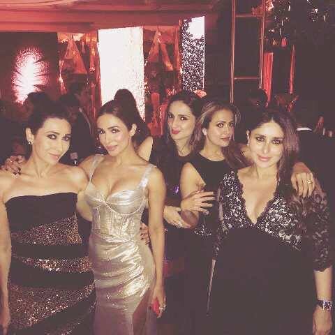 Kareena Kapoor Khan and her girl gang raised the temperature at Manish Malhotra's birthday bash. (Twitter)