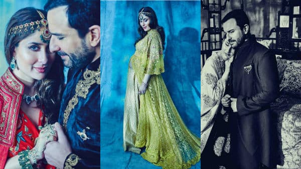 Kareena and Saif at another photo shoot.