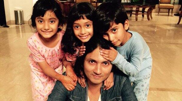 The doting father Shirish who's 8 years younger and his wife Farah, both regularly post the adorable pictures with their 3 babies
