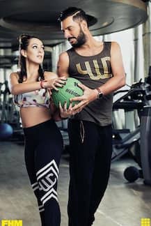 Yuvraj and Hazel's gym picture will give you major fitness goals and Will Make You Want To Hit The Gym Right Away!