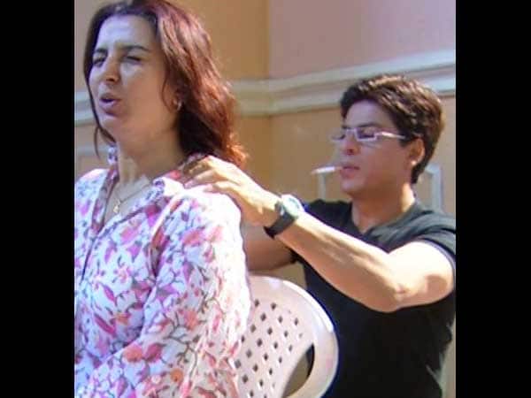 Farah Khan and SRK have been friends ever since they met on the sets of 'Kabhi Haan Kabhi Naa'. (Pic Source: Internet)