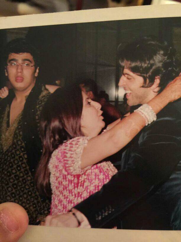 And this picture was posted by Farah last year where we see the older avatar of Arjun Kapoor. She wrote with it, 