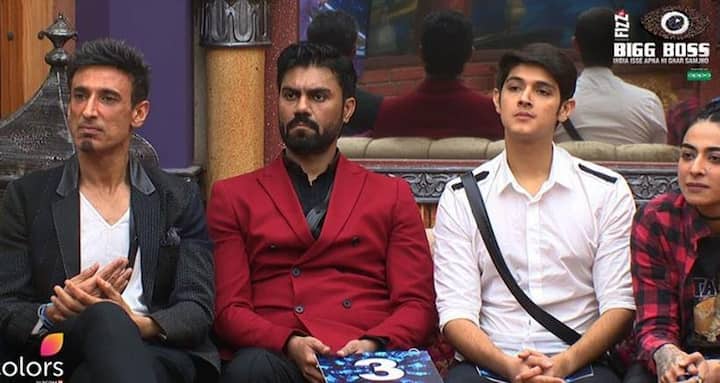 The other housemates were asked to watch the whole task on TV from the living area and they were tensed about the decision which is to be made by Om Swami.