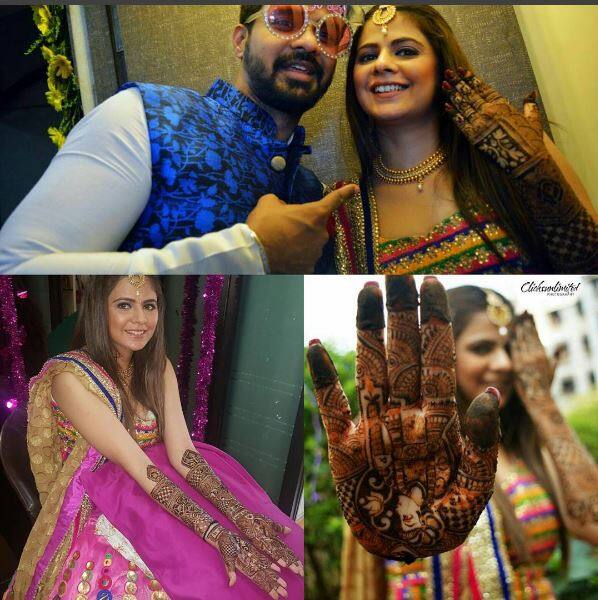 The Kusum fame star tied the knot in a traditional style with long-time beau Vishal yesterday in an intimate ceremony.