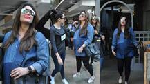 PHOTOS: Just a week before delivery, MOM-TO-BE Kareena Kapoor chills with sister Karisma and bestie Amrita