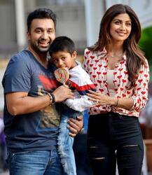 PHOTO OF THE DAY: Shilpa Shetty's son Viaan touching his NANI's feet at the airport is the CUTEST thing you'll see today!