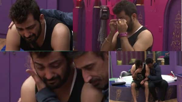 BIGG BOSS 10: Manu Punjabi CRIES HIS HEART OUT remembering his late mother as Rahul Dev consoles him! INSIDE PICS BIGG BOSS 10: Manu Punjabi CRIES HIS HEART OUT remembering his late mother as Rahul Dev consoles him! INSIDE PICS