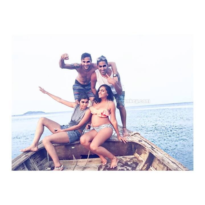 Shveta was seen celebrating almost every day during pregnancy with friends(Pic: Instagram)