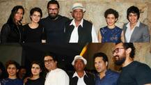 PHOTOS: Sachin Tendulkar, Raj Thackeray & other celebs at 'Dangal' screening; Aamir and his REEL daughters pose with the Phogat family - Mahavir, Geeta & Babita!