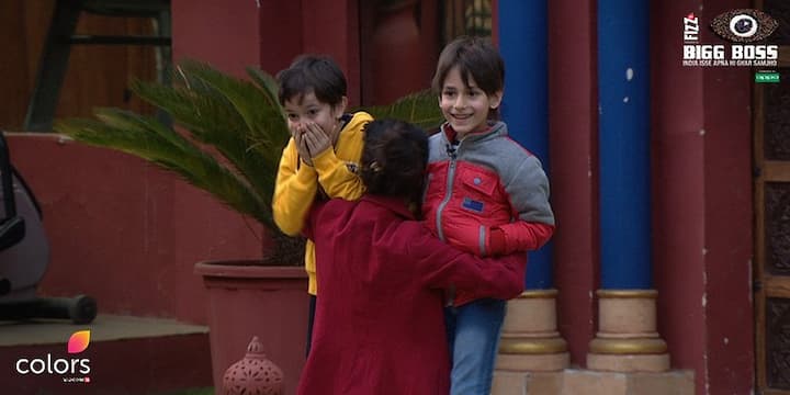 Priyanka's doting husband Timothy Richard Muise gave it a miss since he's mostly in Canada and had recently visited her in her Noida house post her 1st week eviction from show.(Photo: Colors)