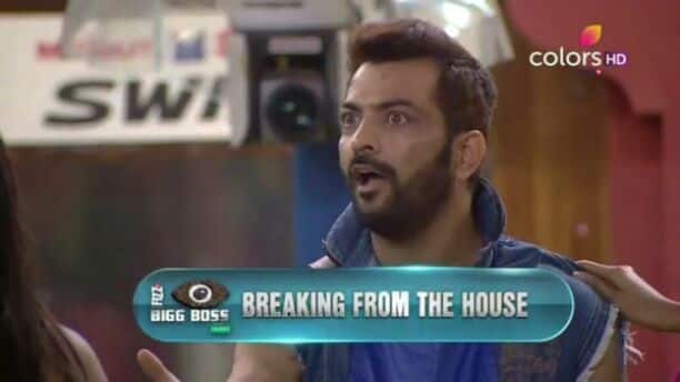 Manu had once said that Vikrant is a bad guy if he doesn't trust Mona. Vikrant lashed out at Manu saying that he is an actor himself and he understands what Mona does.(Photo: Colors)