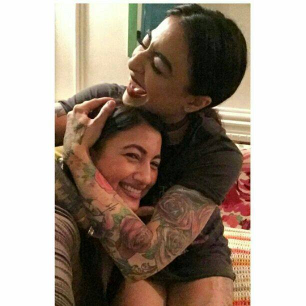 The two have been great pals for quite some time and this picture clicked during Gauahar's birthday few months ago speaks fir their friendship itself(Photo: Instagram)