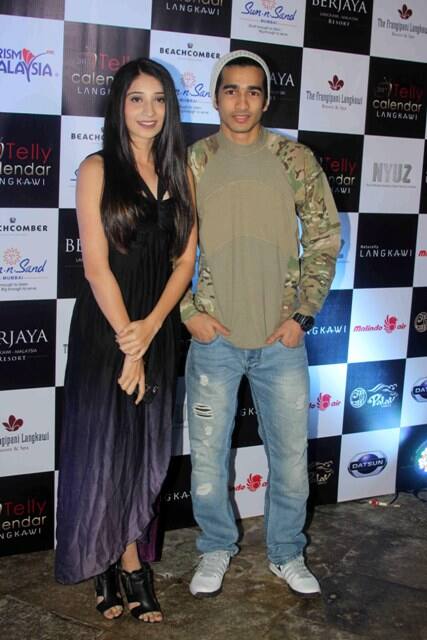 Television actors Shantanu Maheshwari and Vrushika Mehta during the launch of Telly Calendar 2017 in Mumbai, India on December 26, 2016. (Pravin Utturkar/SOLARIS IMAGES)
