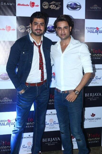 RJ Pritam with a friend[ PIC CREDIT: MANAV MANGLANI]