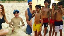 See Pics: Sussanne and Hrithik have a blast with kids in Dubai!