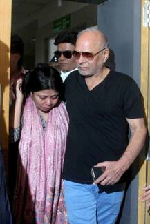 Om Puri's Funeral PICS: Ex and current wife Seema & Nandita, Celebs Amitabh Bachchan, Shashi Kapoor & others at funeral; Son Ishaan Lights Pyre!