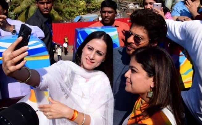 Artist and Muralist Rouble Nagi with SRK