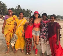 Nia Sharma goes BRALESS & flashes her SIDE B**B in latest PIC; Fans SLAM the TV actress!