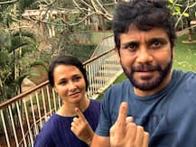 PICTURES: Celebrities step out to cast votes for Telangana Assembly elections