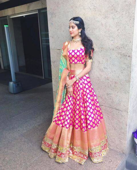 Jahnvi's look from the wedding