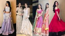 SEE PICS: Sridevi and her daughters Jhanvi & Khushi DAZZLE at Hyderabad Wedding!