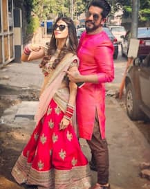 PICS: Newlywed TV actors Kishwer Merchantt & Suyyash Rai off to California for HONEYMOON!