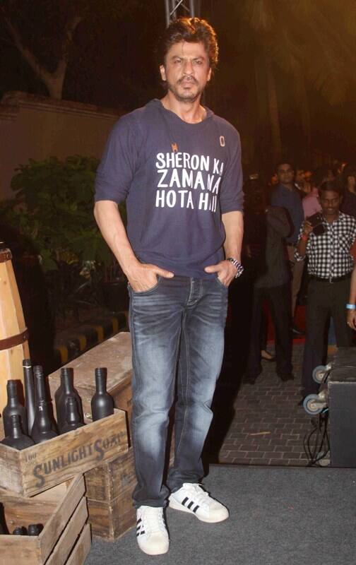 Bollywood actor Shahrukh Khan during the success party of film Raees in Mumbai, India on January 30, 2017. (Pravin Utturkar/SOLARIS IMAGES)