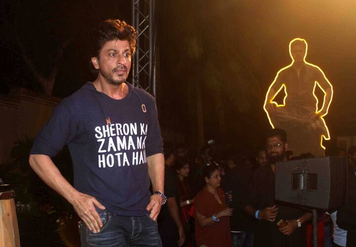 Bollywood actor Shahrukh Khan during the success party of film Raees in Mumbai, India on January 30, 2017. (Pravin Utturkar/SOLARIS IMAGES)