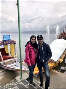 SEE PICS: Sunny Leone and Daniel Weber are holidaying in the snow- clad mountains of Kashmir!