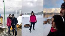 SEE PICS: Sunny Leone and Daniel Weber are holidaying in the snow- clad mountains of Kashmir!